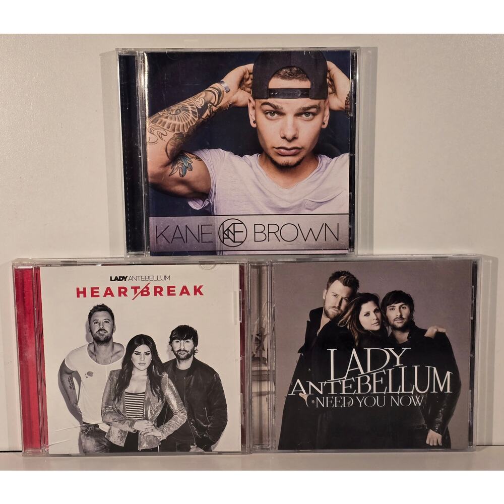 Kane Brown Lady Antebellum CD Lot of 3 Need You Now Heartbreak